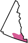 Map of Yukon, Liard Region highlighted